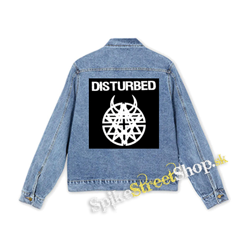 DISTURBED - Logo - štvorcová chrbtová nášivka