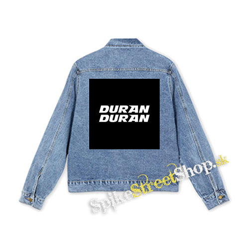 DURAN DURAN - White Logo - štvorcová chrbtová nášivka