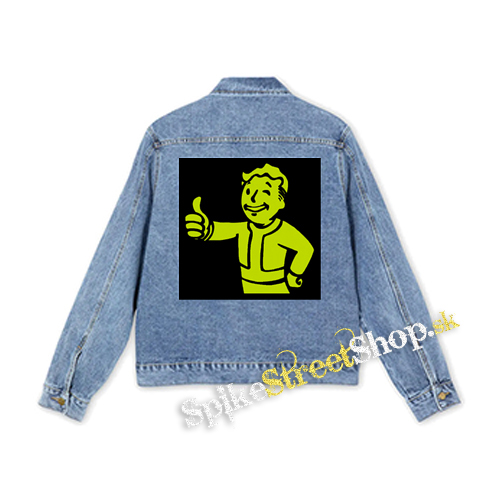 FALLOUT - Vault Boy Green - štvorcová chrbtová nášivka
