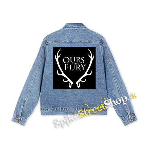 GAME OF THRONES - OURS IS THE FURY - Logo - štvorcová chrbtová nášivka