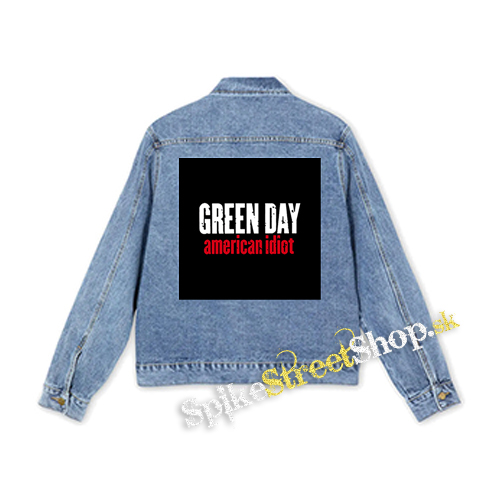 GREEN DAY - American Idiot Slogan - štvorcová chrbtová nášivka