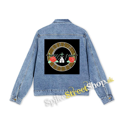 GUNS N ROSES - Classic Logo - štvorcová chrbtová nášivka