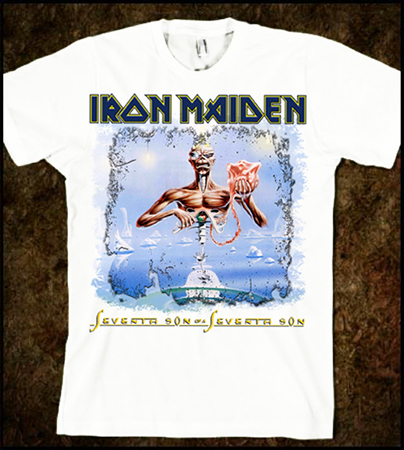 IRON MAIDEN - Seventh Son Of A Seventh Son -  biele pánske tričko