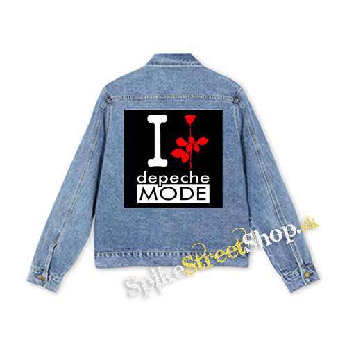 I LOVE DEPECHE MODE - štvorcová chrbtová nášivka