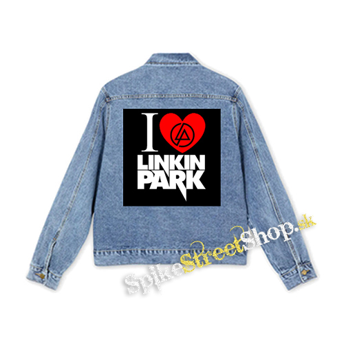 I LOVE LINKIN PARK - štvorcová chrbtová nášivka
