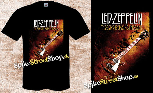 LED ZEPPELIN - The Song Remains The Same - čierne pánske tričko
