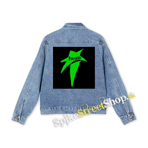 I SEE STAR - Green Star - štvorcová chrbtová nášivka