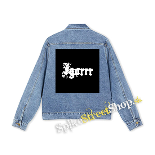 IGORRR - Logo - štvorcová chrbtová nášivka