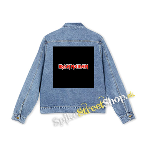 IRON MAIDEN - Red Logo 2 - štvorcová chrbtová nášivka