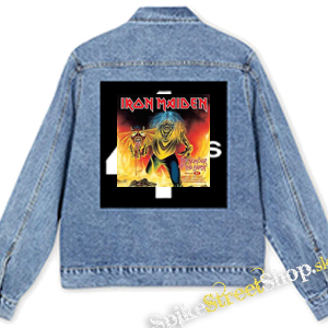 IRON MAIDEN - The Number Of The Beast Single - štvorcová chrbtová nášivka