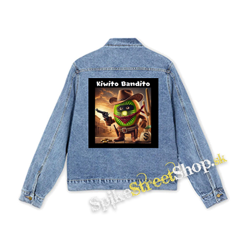 KIWITO BANDITO - štvorcová chrbtová nášivka
