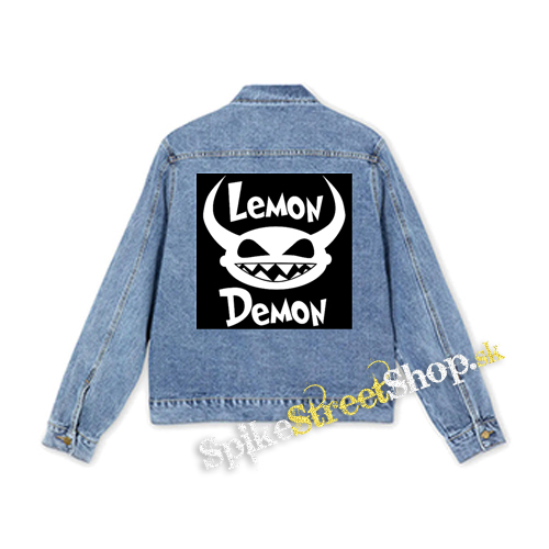 LEMON DEMON - Logo White - štvorcová chrbtová nášivka