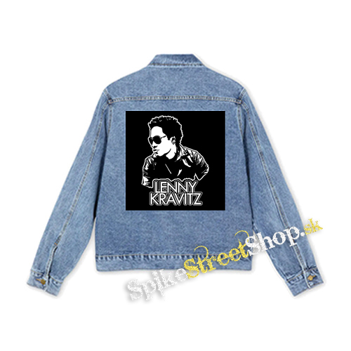 LENNY KRAVITZ - Logo & Portrait - štvorcová chrbtová nášivka