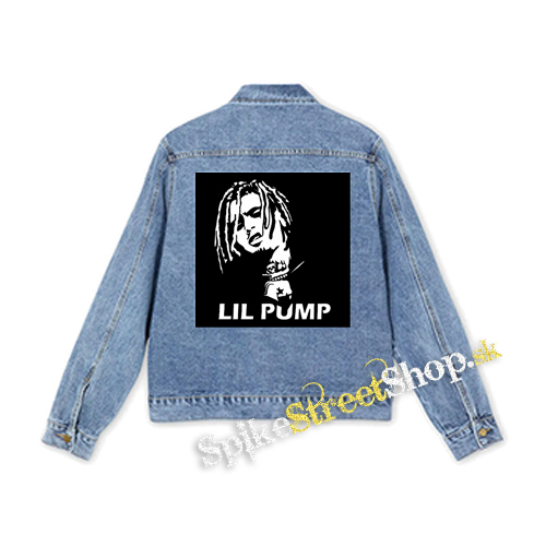LIL PUMP - Logo & Portrait - štvorcová chrbtová nášivka