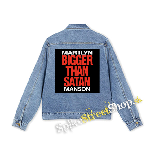 MARILYN MANSON - Bigger Than Satan - štvorcová chrbtová nášivka