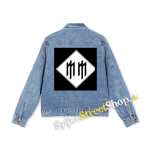 MARILYN MANSON - Logo Initials - štvorcová chrbtová nášivka
