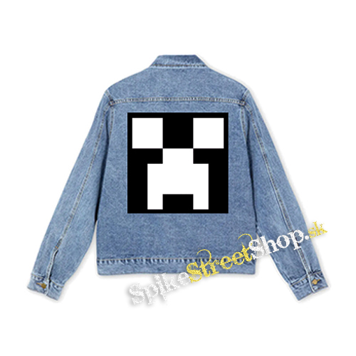 MINECRAFT - Creeper - štvorcová chrbtová nášivka