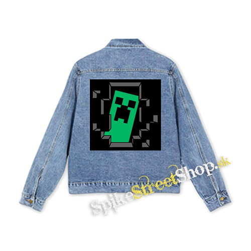MINECRAFT - Hello I´m Creeper - štvorcová chrbtová nášivka