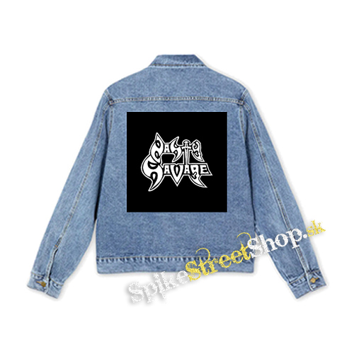 NASTY SAVAGE - Logo - štvorcová chrbtová nášivka