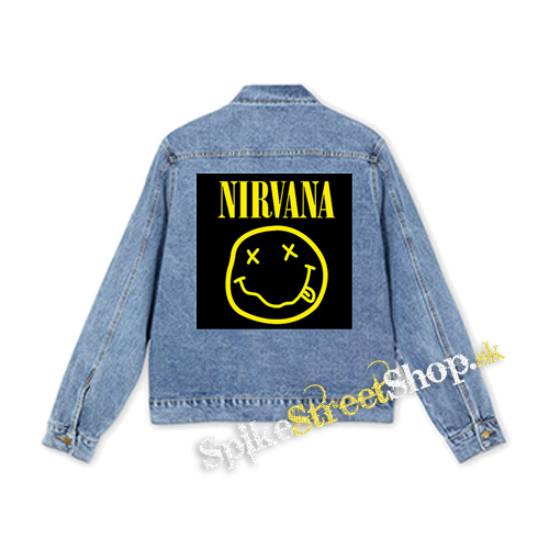 NIRVANA - Big Smile - štvorcová chrbtová nášivka