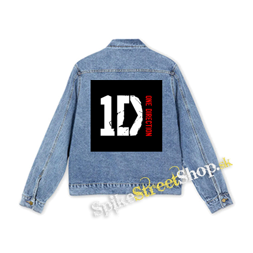 ONE DIRECTION - Red Logo - štvorcová chrbtová nášivka