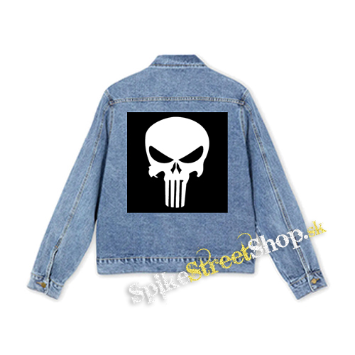 PUNISHER - Skull - štvorcová chrbtová nášivka