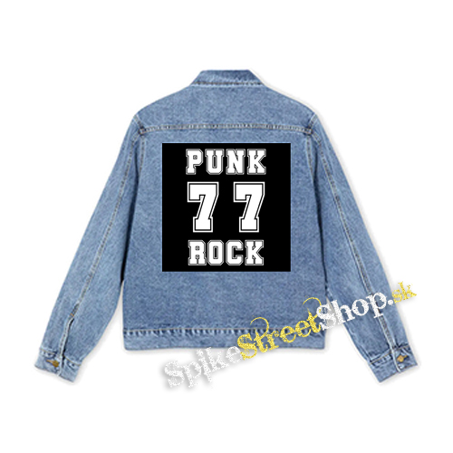 PUNKROCK 77 - štvorcová chrbtová nášivka