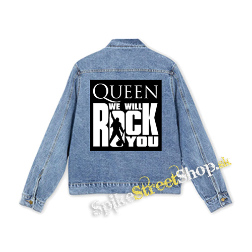 QUEEN - We Will Rock You (2) - štvorcová chrbtová nášivka