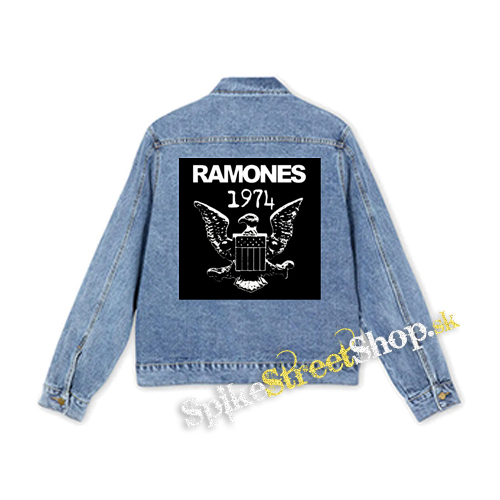 RAMONES - 1974 - štvorcová chrbtová nášivka