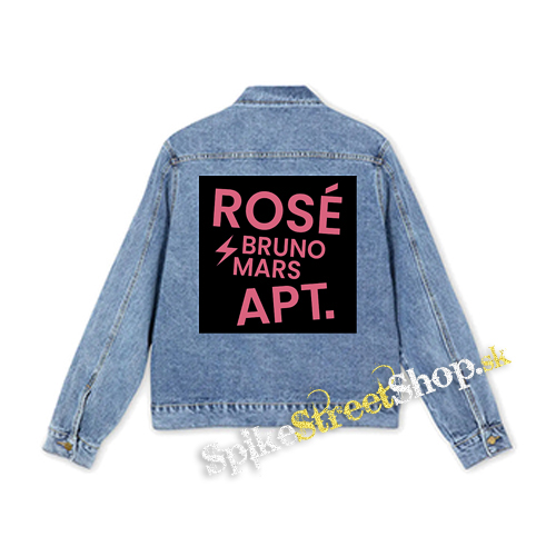 ROSÉ & BRUNO MARS - APT - Pink  (2) - štvorcová chrbtová nášivka