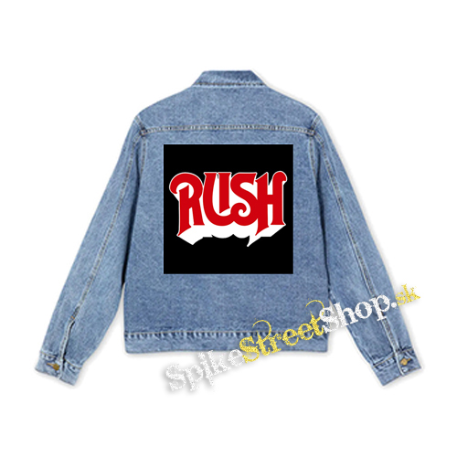 RUSH - Logo Red - štvorcová chrbtová nášivka