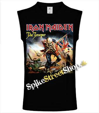 IRON MAIDEN - The Trooper - čierne pánske tričko bez rukávov