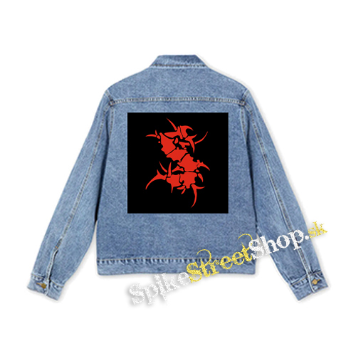 SEPULTURA - Red Logo - štvorcová chrbtová nášivka