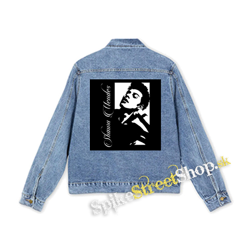SHAWN MENDES - Logo And Portrait - štvorcová chrbtová nášivka