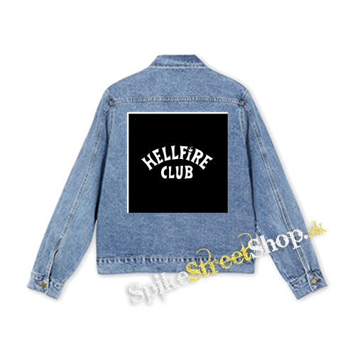 STRANGER THINGS - Hellfire Club Logo - štvorcová chrbtová nášivka