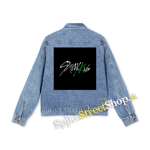 STRAY KIDS - Oddinary Green Logo - štvorcová chrbtová nášivka