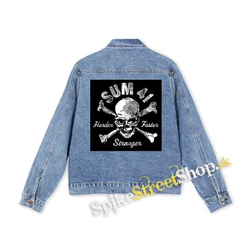 SUM 41 - Skull & Bones - štvorcová chrbtová nášivka