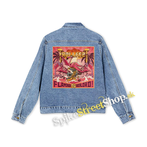 TROLLFEST - Flamingo Overlord - štvorcová chrbtová nášivka