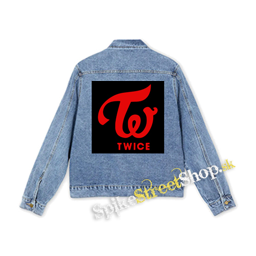 TWICE - Red Logo - štvorcová chrbtová nášivka
