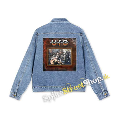 UFO - The Visitor - štvorcová chrbtová nášivka