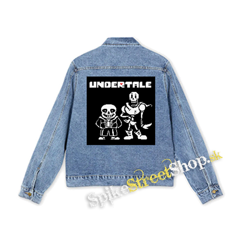 UNDERTALE - Sans And Papyrus - štvorcová chrbtová nášivka