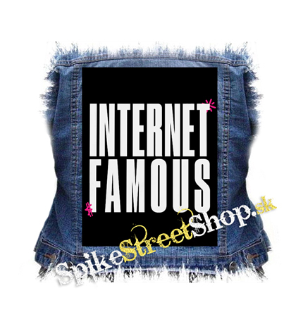 6arelyhuman - Internet Famous - chrbtová nášivka