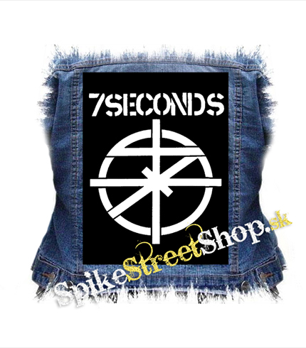 7 SECONDS - Logo Crest - chrbtová nášivka