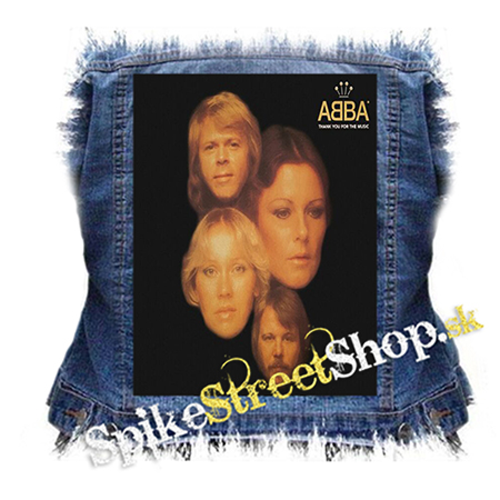 ABBA - Thank You For The Music - chrbtová nášivka