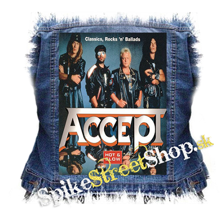 ACCEPT - Hot & Slow - chrbtová nášivka