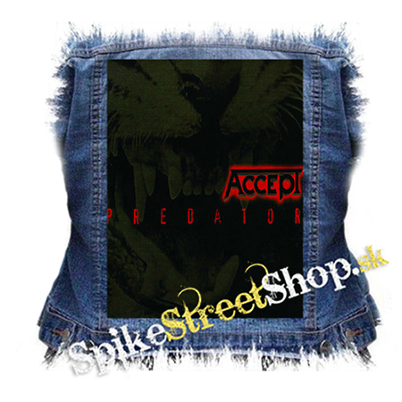 ACCEPT - Predator - chrbtová nášivka
