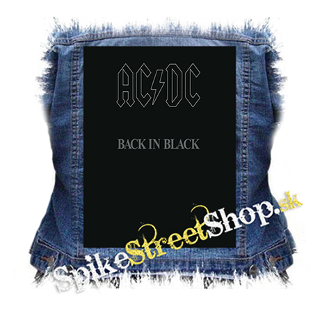 ACDC - Back In Black - chrbtová nášivka