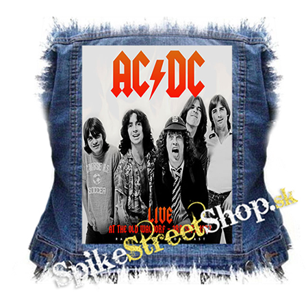 ACDC - Live At The Waldorf - chrbtová nášivka