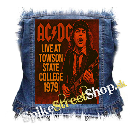 ACDC - Live at Towson State College 1979 (`) - chrbtová nášivka