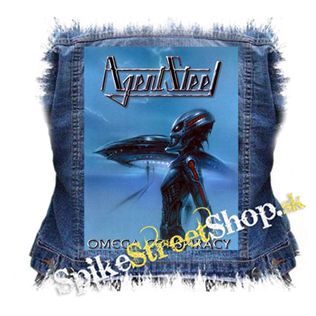 AGENT STEEL - Omega Conspiracy - chrbtová nášivka